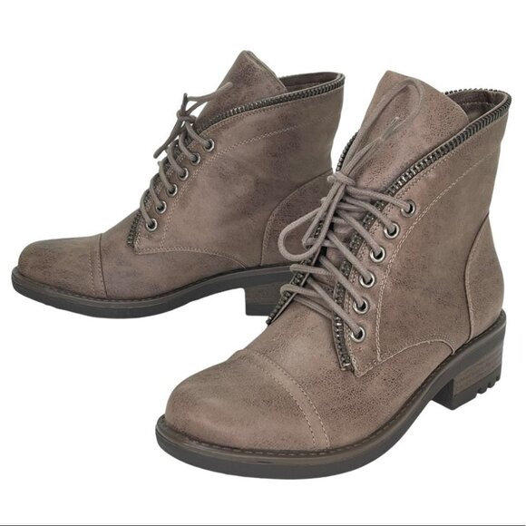 Carlos Santana Simone Taupe Womens Ankle Boots - Picture 9 of 10